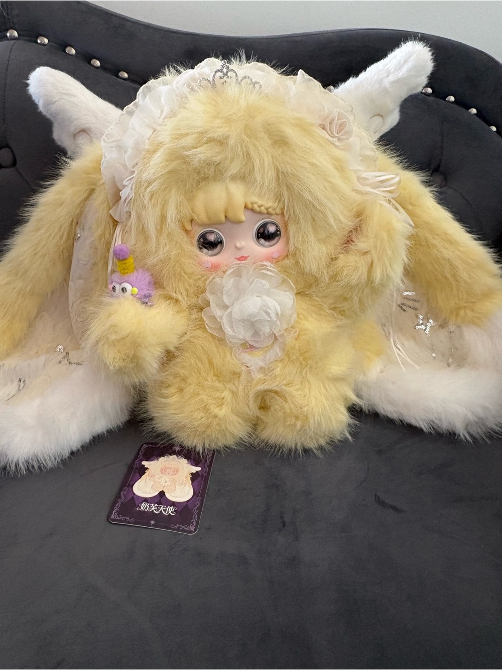 Sanmi 800% V2 Sweet Rabbit Contract Series yellow and blue bunny 2 set of eyes